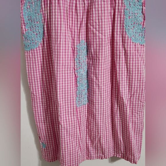 J. Marie embroidered lined slip on dress fits size M - Picture 3 of 7